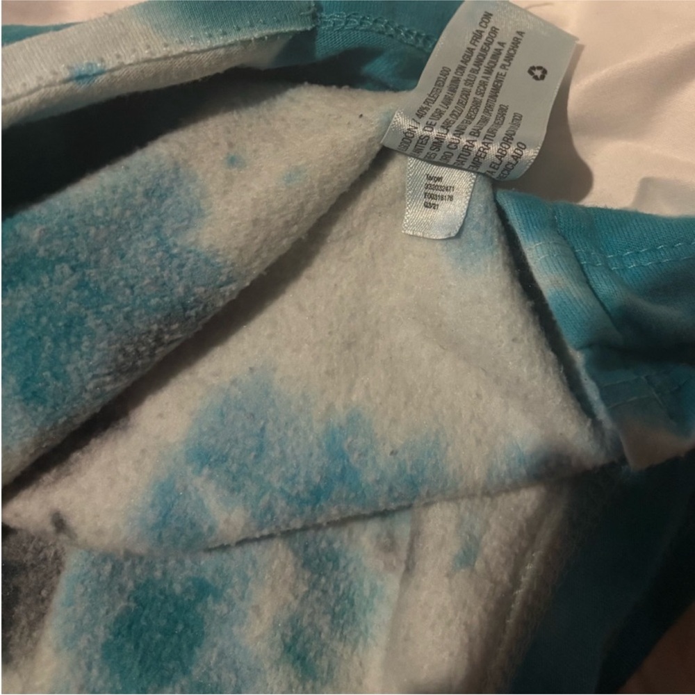 Art Class Teal Golden Daze Tie-Dye Hoodie - Picture 5 of 7